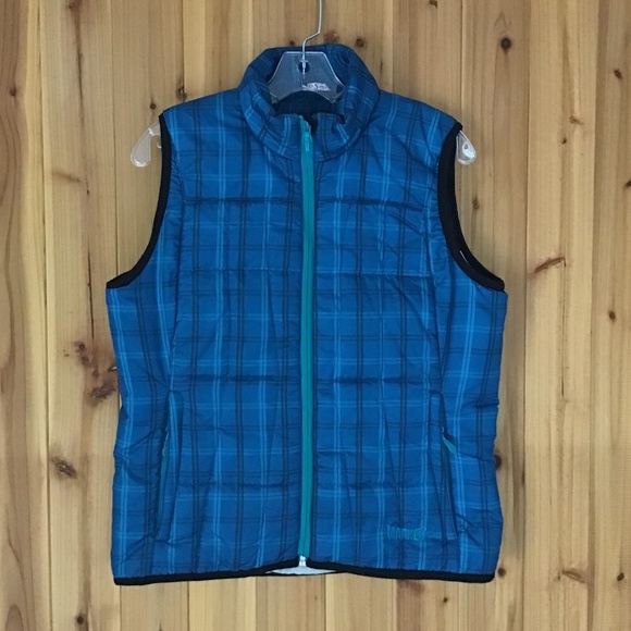 Marker Vest Blue Plaid Winter Jacket Small Like New! - Picture 4 of 16